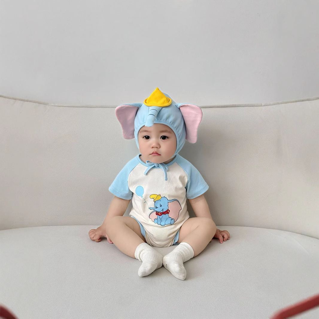 3D Elephant Print Baby Onesie  - Baby Clothing Elephant review and price