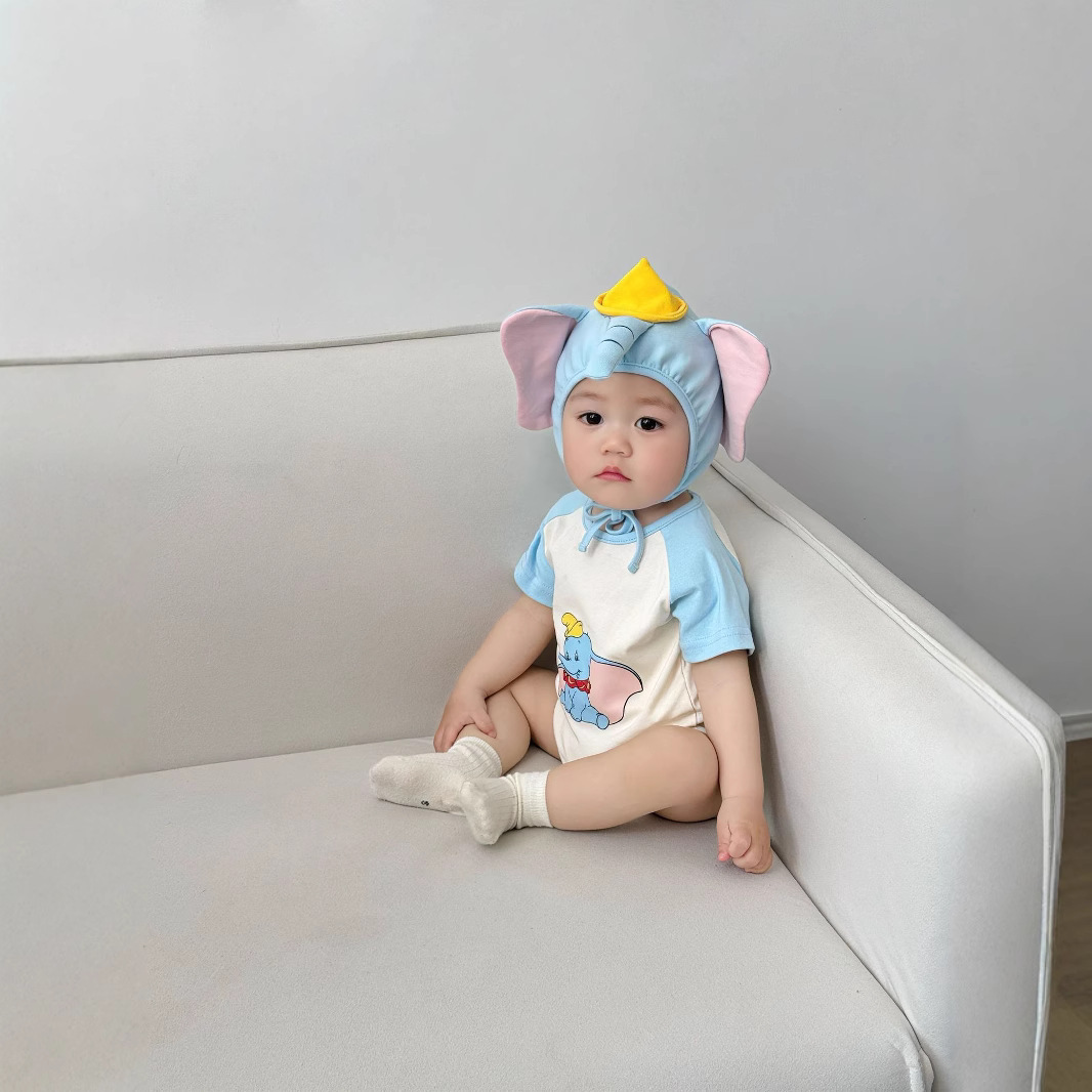 3D Elephant Print Baby Onesie  - Baby Clothing Elephant review and price