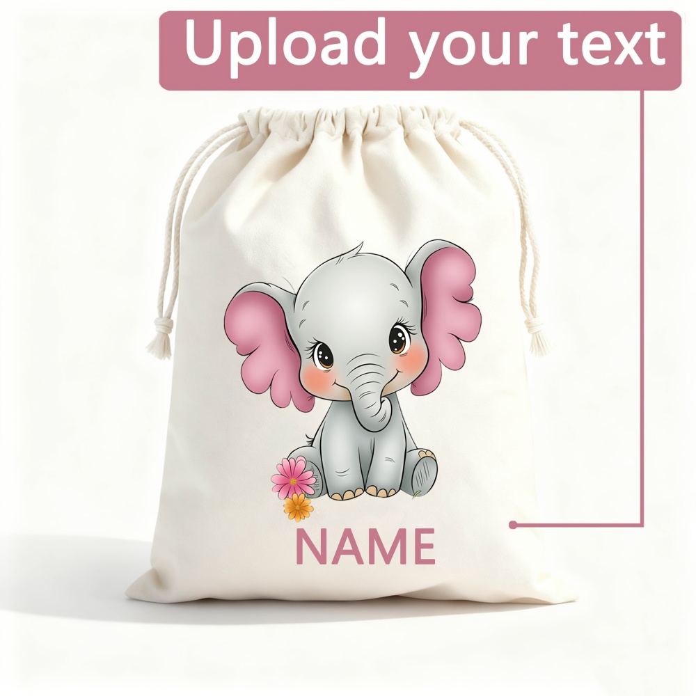 Custom Name Cartoon Baby Eleph - Baby Clothing Elephant review and price