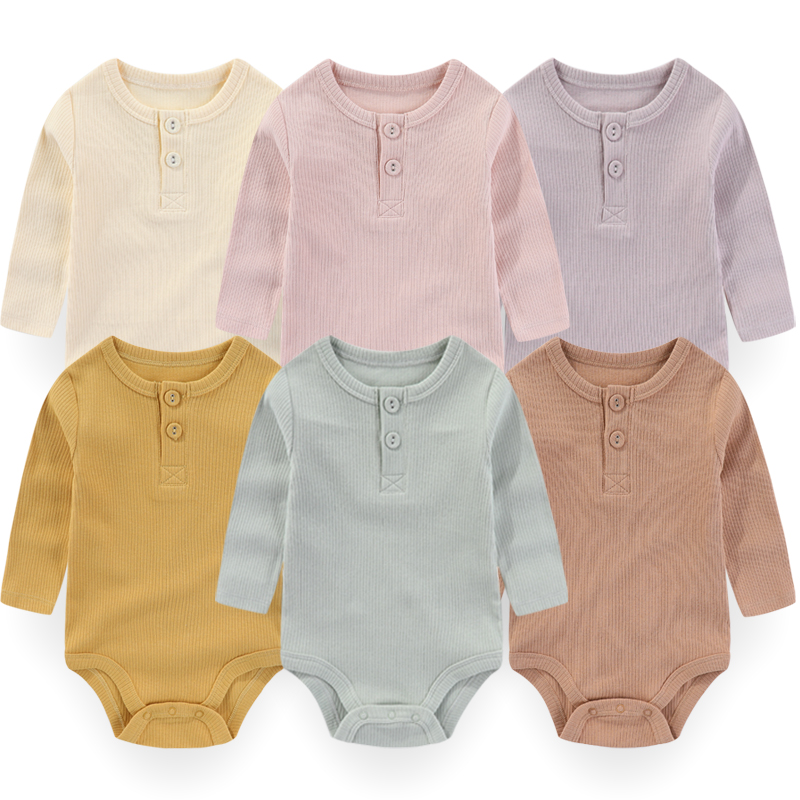 1-Piece Solid Color Unisex Bab - Baby Clothing Korea review and price