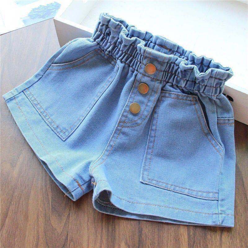 Summer Girls Denim Shorts Fash - Baby Clothing Korea review and price