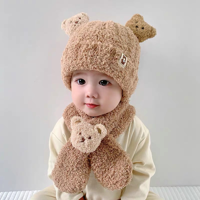 Baby Hat Scarf For Girls Boys  - Baby Clothing Jet review and price