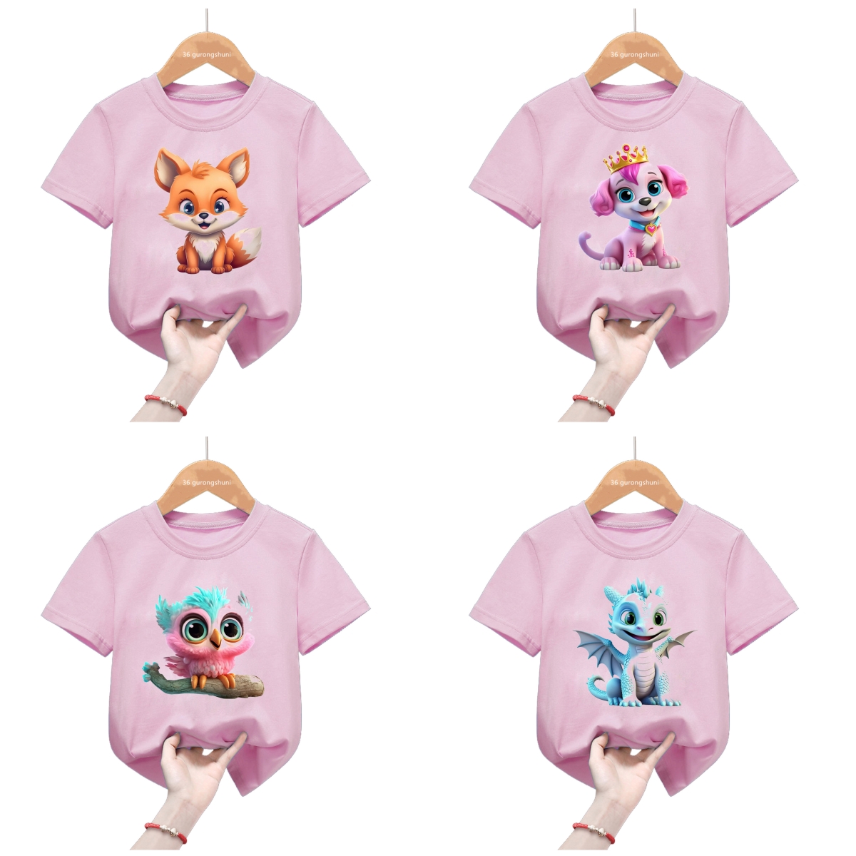 Pink Tops Kawaii Little Elepha - Baby Clothing Elephant review and price