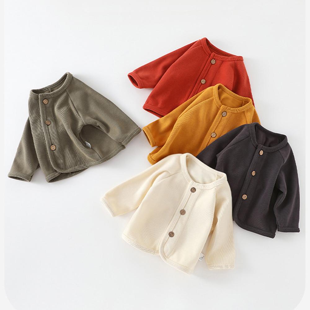Kids Cardigan Solid Color Spri - Knit Cardigan Infant review and price