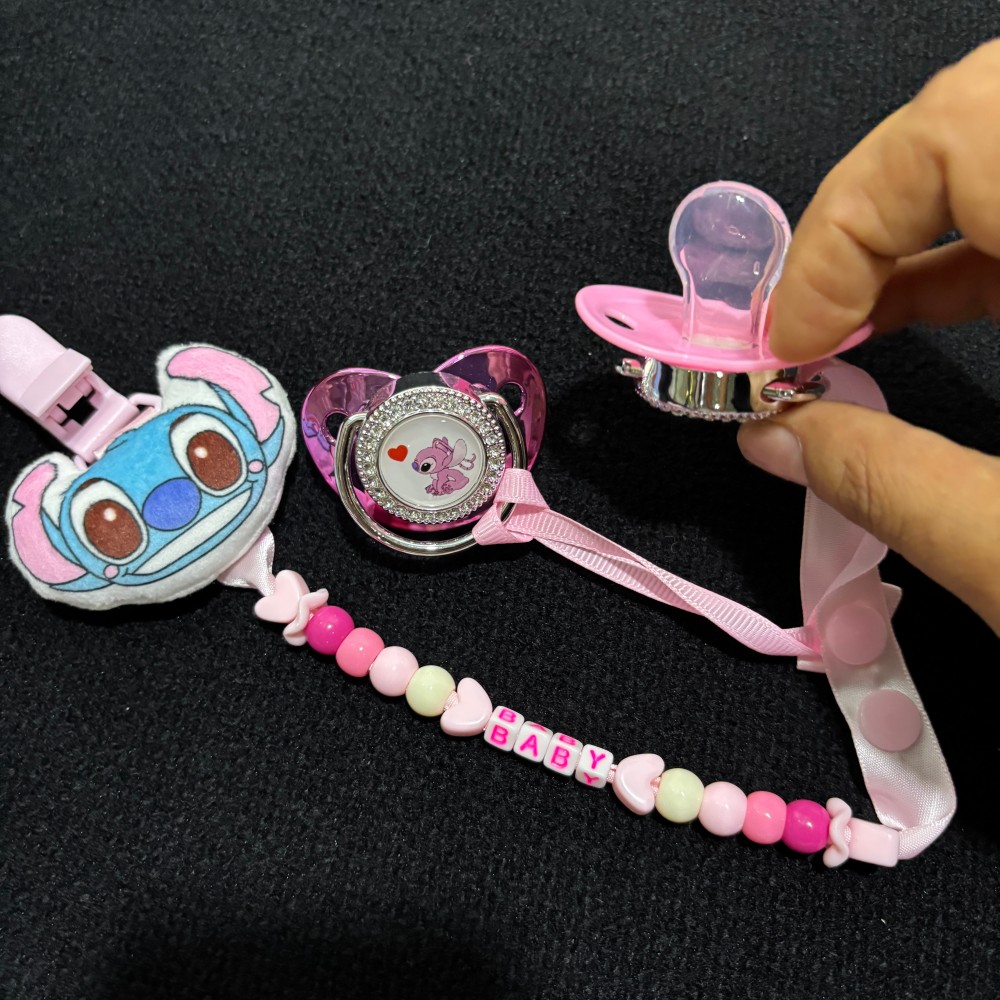 Baby Pacifier Clip Custom Name - Newborn Gift Set review and price