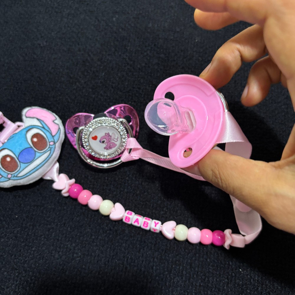 Baby Pacifier Clip Custom Name - Newborn Gift Set review and price