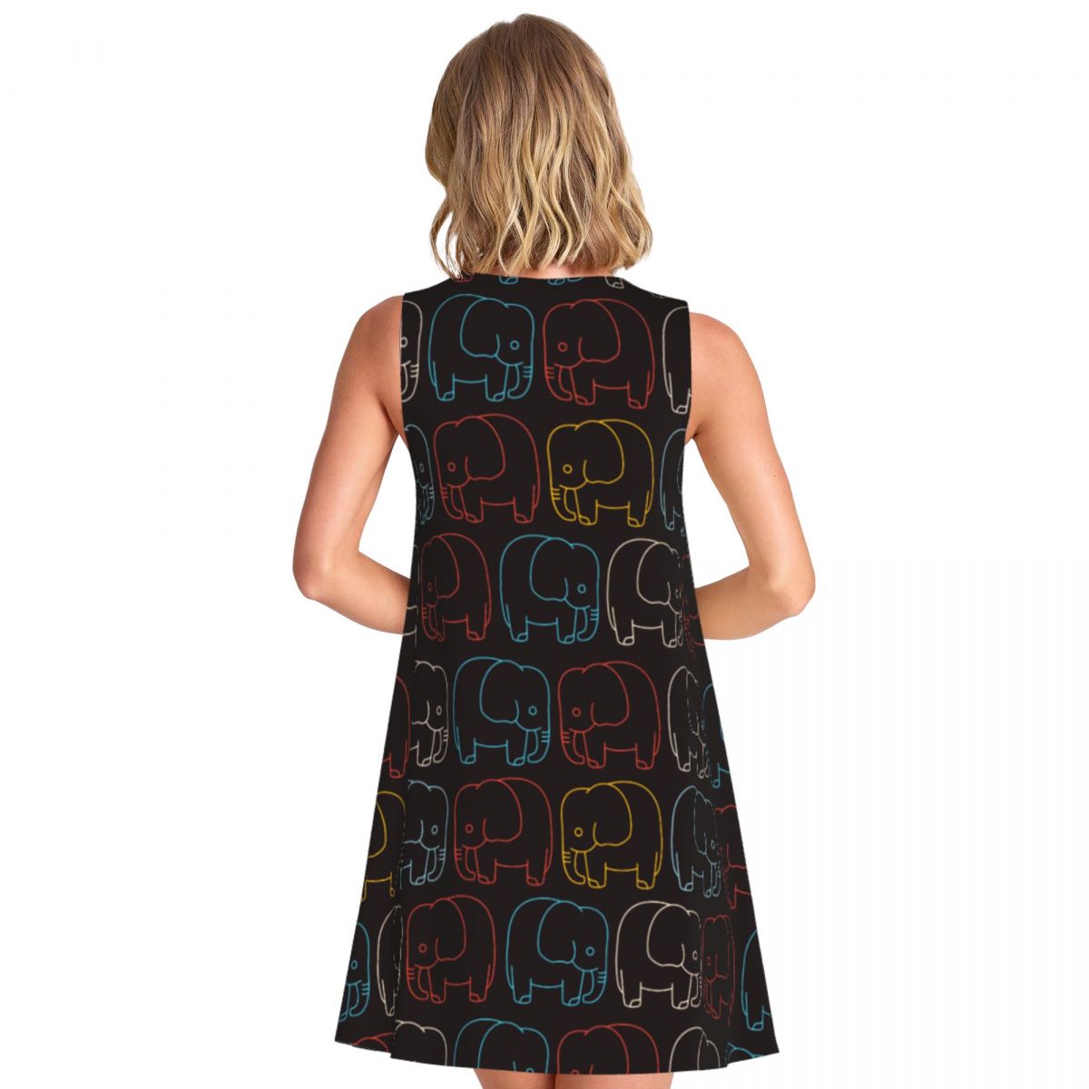 Retro Baby Elephant Dress Colo - Baby Clothing Elephant review and price