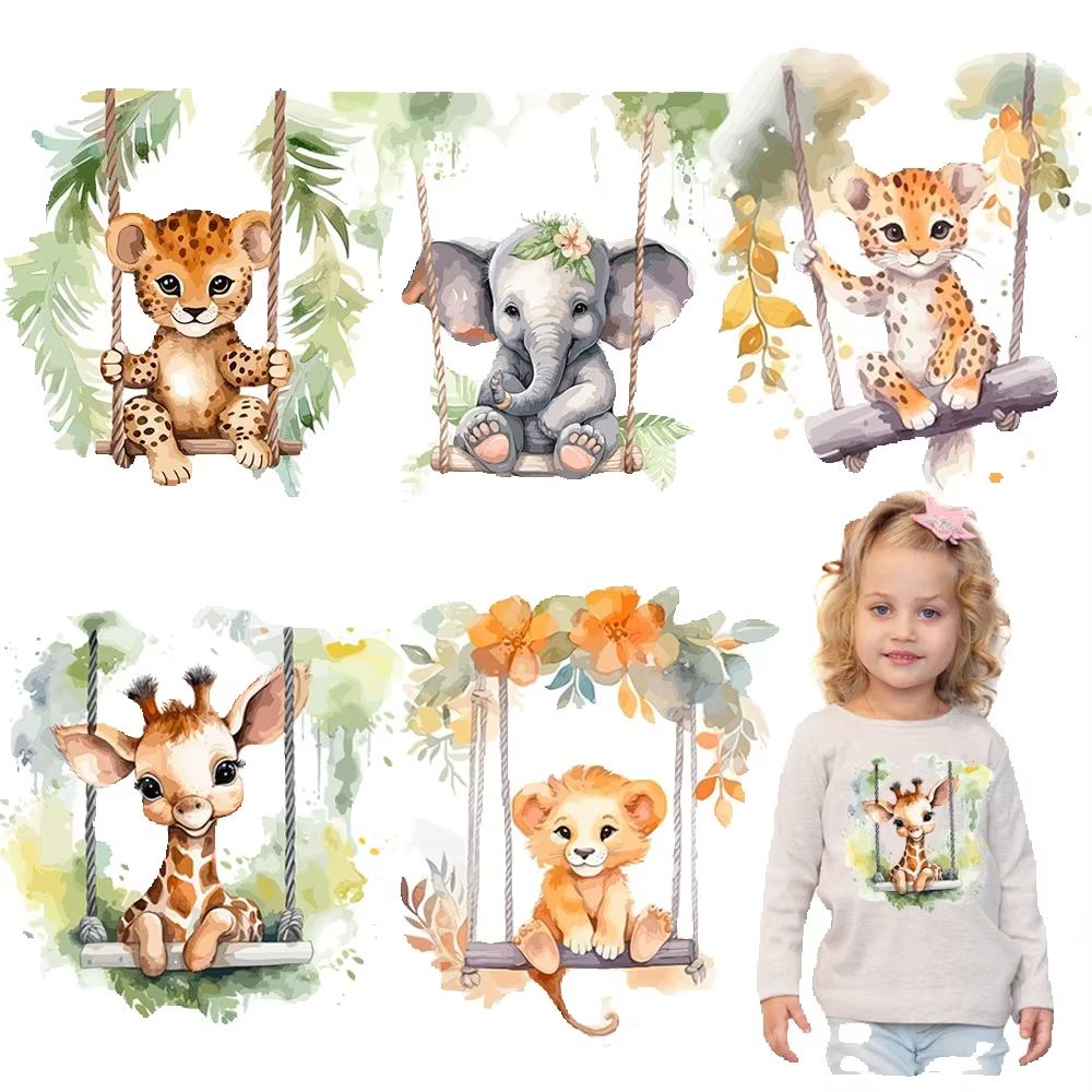 Baby Animal On Swings Heat Tra - Baby Clothing Elephant review and price