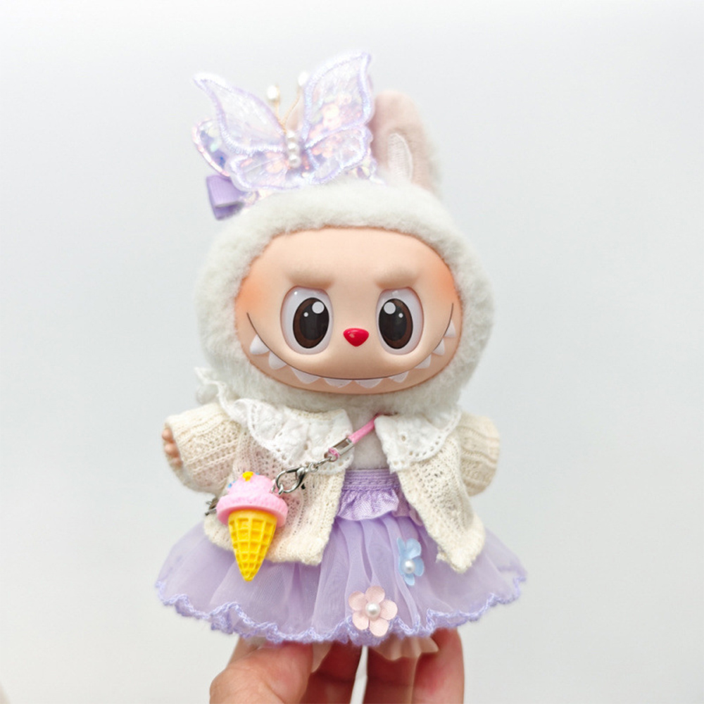 For 15-17 Cm Labubu V1 V2 V3 B - Knit Cardigan Infant review and price